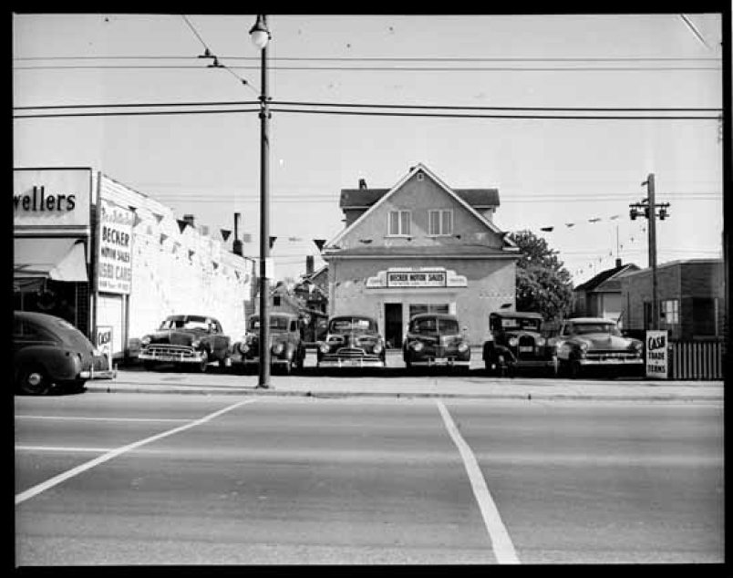 South Vancouver Dentist at Fraser Street in the 1950's